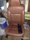 Передние сиденья BMW (БМВ) E60 коричневая кожа б/у