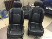 Комплект сидений Infiniti FX-35, FX-45 чёрная кожа