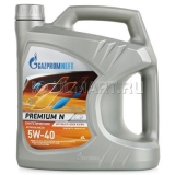 Синтетическое моторное масло Gazpromneft Premium N 5W40 SN/CF, A3/B4, 4л