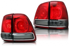 Фонари задние светодиодные тонированные в стиле Land Cruiser 200 (комплект)