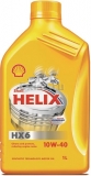 Масло моторное минеральное Shell Helix HX6 10W-40 1л