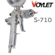Краскопульт VOYLET S-710 (1,5мм) боковой бачок