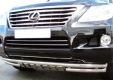 Защита переднего бампера из нержавеющей стали Lexus LX570