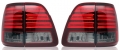 Фонари задние светодиодные тонированные в стиле Lexus (комплект) для Toyota Land Cruiser 100