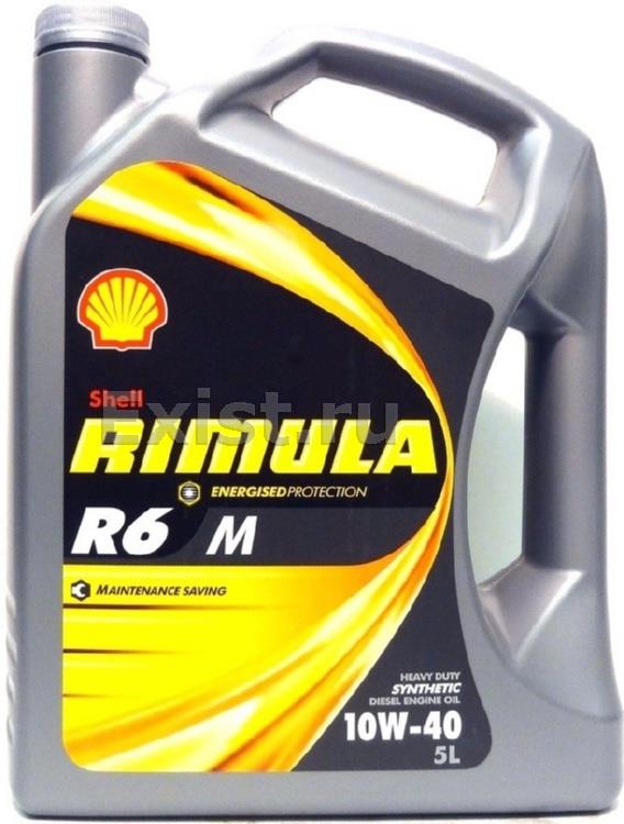 Масло моторное синтетическое Shell Rimula R6M 10W-40 4л